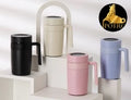 Intelligent 316 Stainless Steel Insulated Mug Temperature Display Tea Mug with Handle 480ml